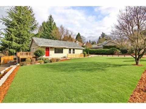 Off street parking for vehicles. Looks cozy but hides 2,200' living space