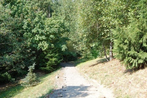 Miles of hiking/biking trails (+ a great duck pond) are just outside your door