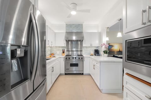 Updated cheery kitchen