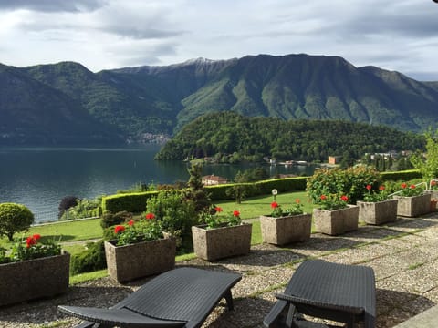 Take in that view from the terrace here at Apartment Bella Vista In Mezzegra.