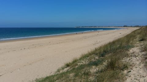 Beach nearby, sun loungers