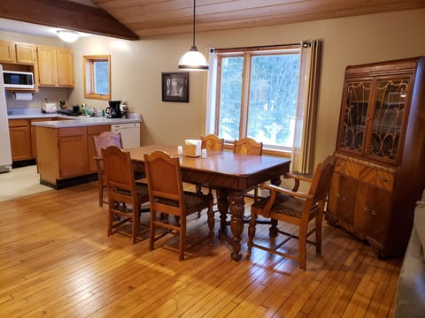 Viewing Large Dining Room adjoining Kitchen