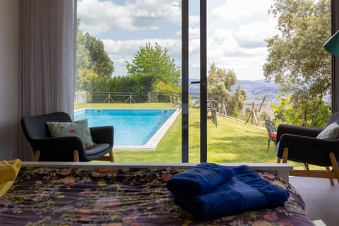 Indoor pool, outdoor pool, sun loungers