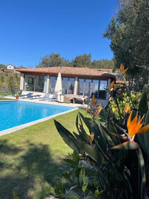 The Pool House, with its new terrace.