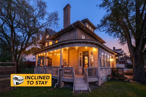 With the largest lot in the neighborhood! The kids can enjoy the flat, elevated yard while the adults cook out on the grill and spend time on the covered porch. And there`s a more private gazebo with a fire pit right around back!