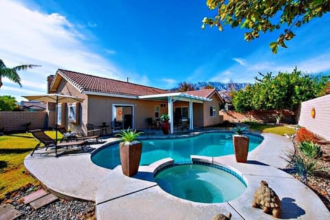 Backyard with pool/ patio