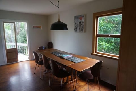 Dining room leading to back deck