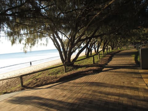 Beach nearby, sun loungers, beach towels