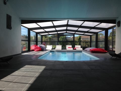 Indoor pool, a heated pool