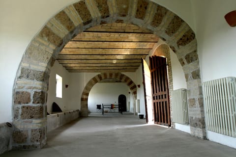 Casale's ground floor- rustic open space with table tennis