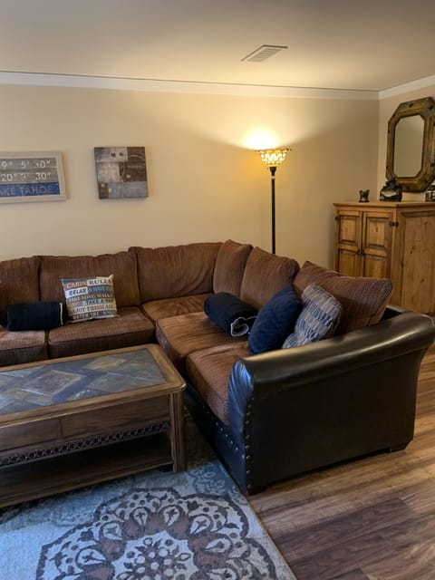 Large sectional, ready for lounging around