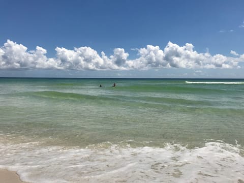 On the beach