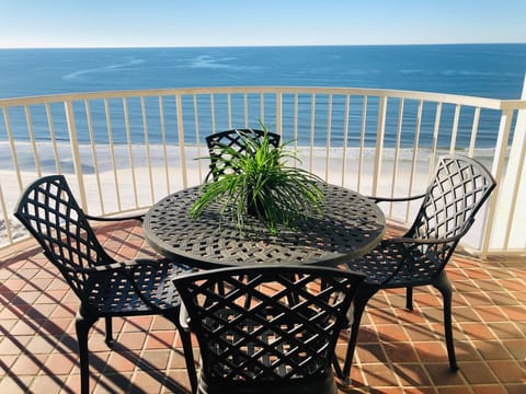 Spectacular "Emerald Coast" Gulf view from the balcony. 