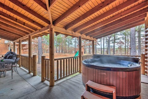 Deck | Private Hot Tub | Charcoal Grill