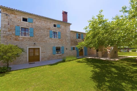 The front entrance to the main house