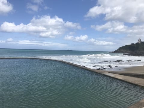 Beach nearby, beach towels