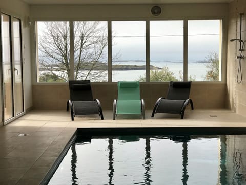 Indoor pool, a heated pool