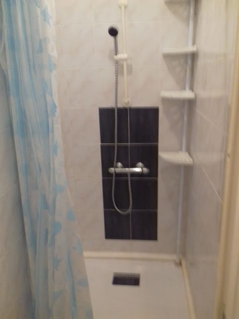 Shower, hair dryer