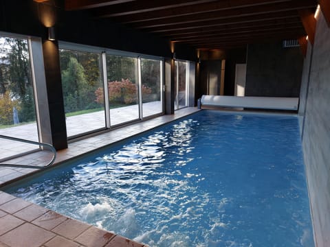 Indoor pool, a heated pool