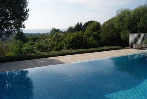 Outdoor pool, an infinity pool