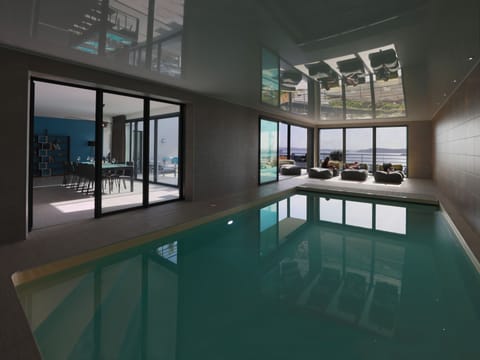 Indoor pool, a heated pool