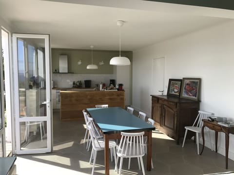 Dinning room and kitchen