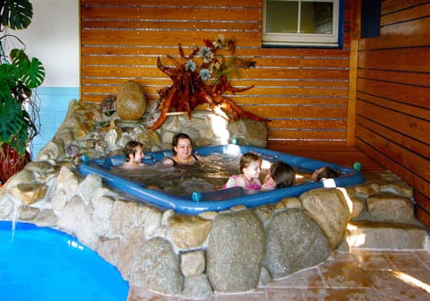 Indoor pool, a heated pool