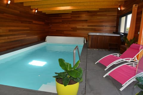 Indoor pool, a heated pool