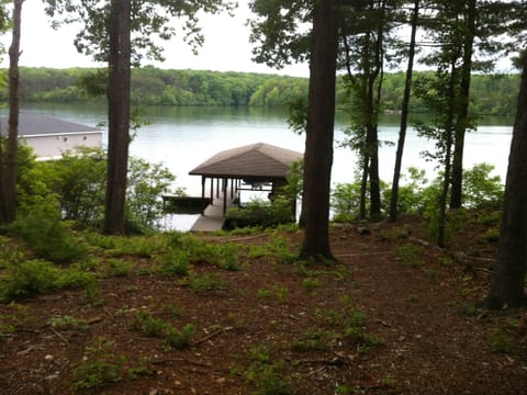 Great view of state park land across the water. 