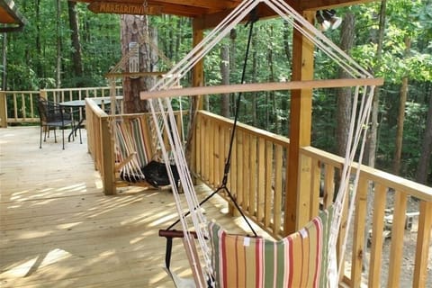 Large Patio/Deck - Relax and listen to sounds of the Southeast Oklahoma wildlife