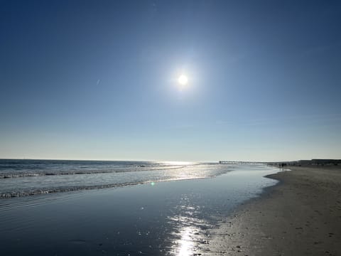 On the beach