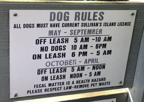 Sullivans Island Beach Dog Rules