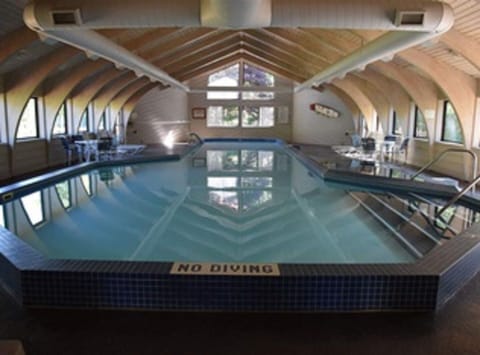 Indoor pool, a heated pool