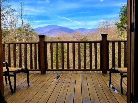 The stunning view from the deck