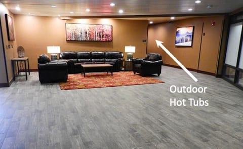 Access to outdoor hot tub. Ask for spa towels when you check in!!!