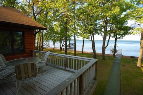 Loon Lodge on Leech Lake view from the deck