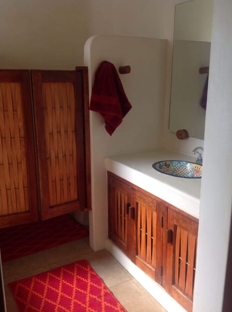 One of the two bathrooms...