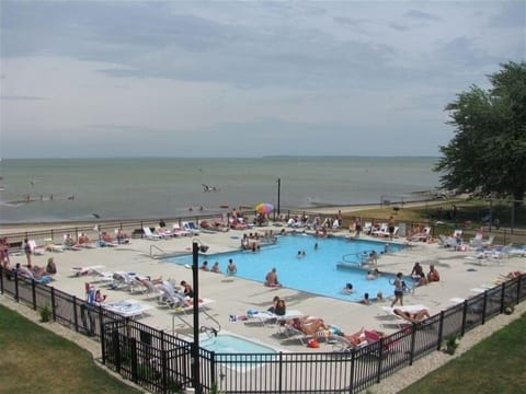 Nothing beats a beautiful day relaxing at our private pool and hot tub.