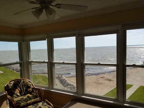 Bring a good book and enjoy the panoramic view of the Lake Erie islands.