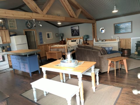 The Nautical Nest is a studio with separate entrance.
