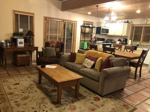 Living room with sleeper sofa