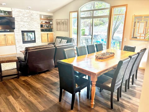 Dining room and great room