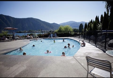 Indoor pool, outdoor pool