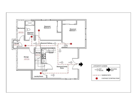 House Layout and Emergency Exit Plan