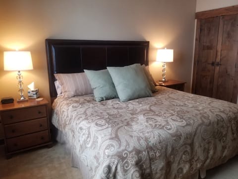 First of two large master suites with King bed. 