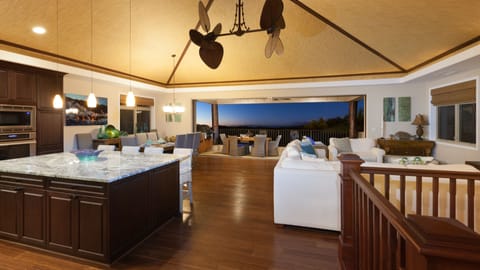 Large open concept living room provides plenty of room for the entire family