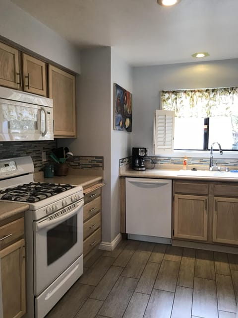 Kitchen with new dishwasher