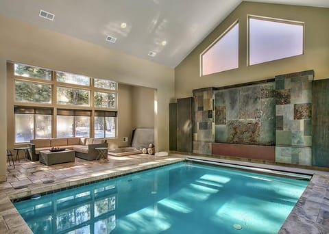 Indoor pool, a heated pool