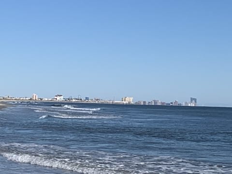 On the beach