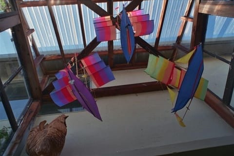 Enjoy your morning coffee in the private atrium